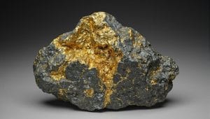 Gold ore in bulk