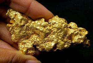 Raw gold